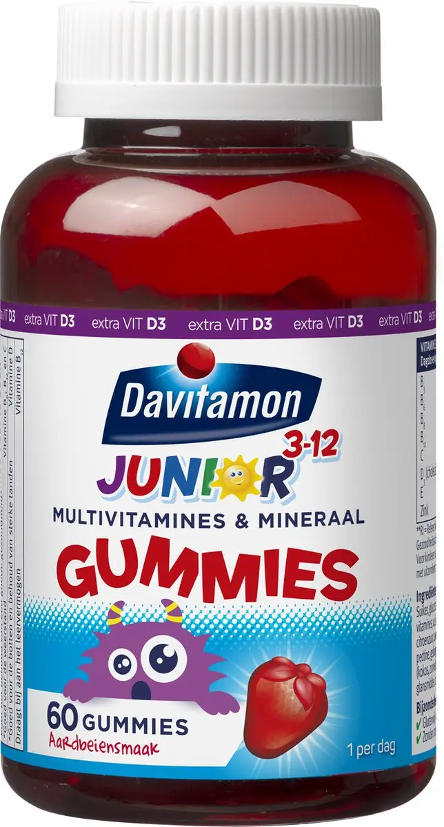 Davitamon Junior 3+ Multivitamine Gummies