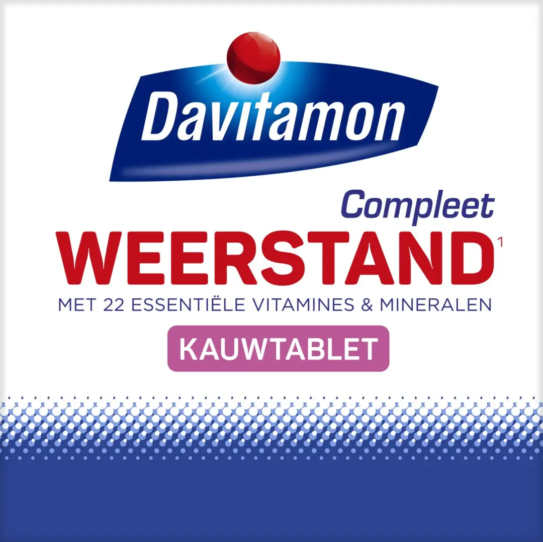 Davitamon Compleet Weerstand Kauwvitamines Bosvruchten - 60 Stuks