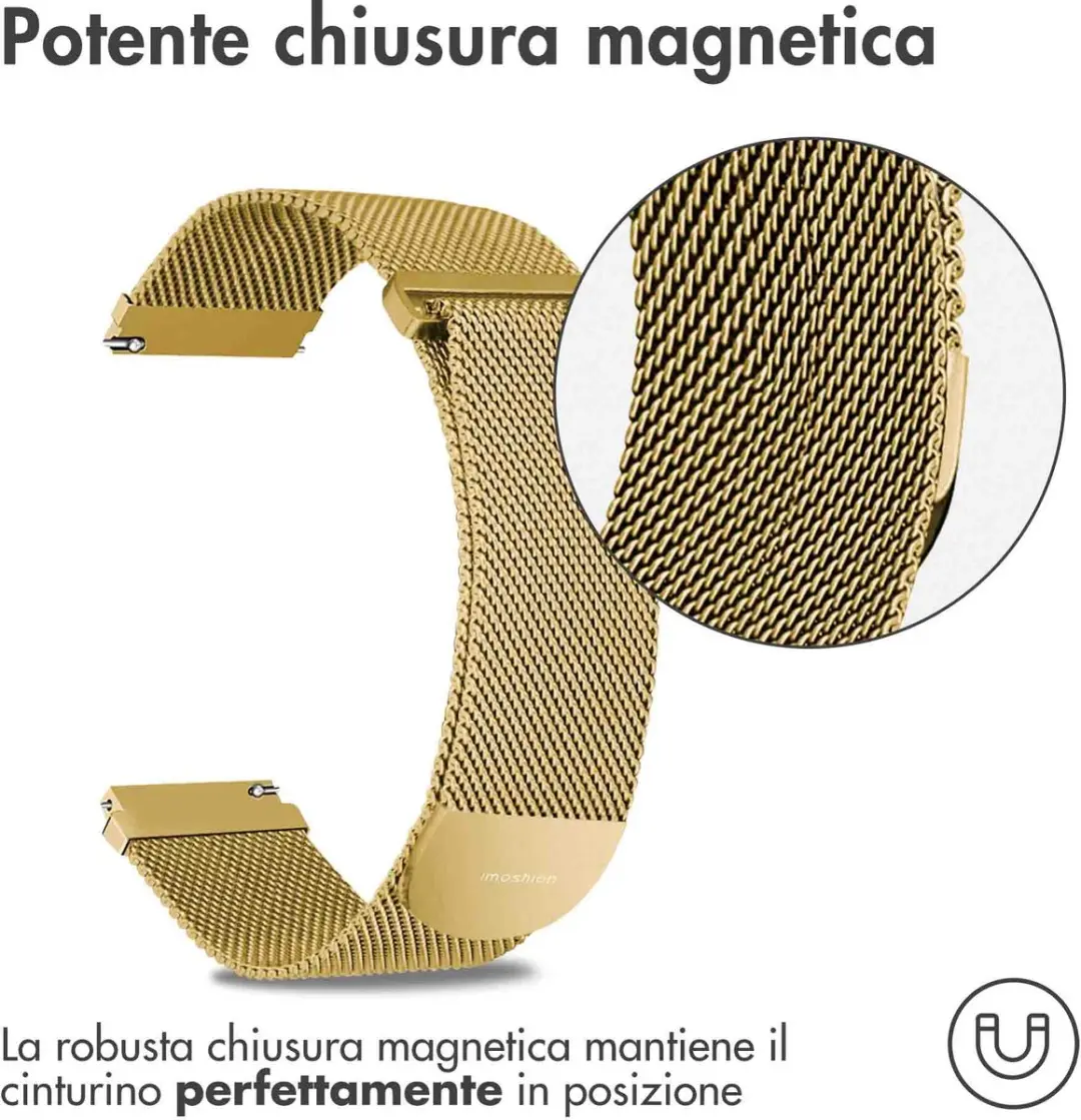 imoshion Milanees Magnetisch Bandje SH00056569 - Maat S - Goud - afbeelding 6 van 6