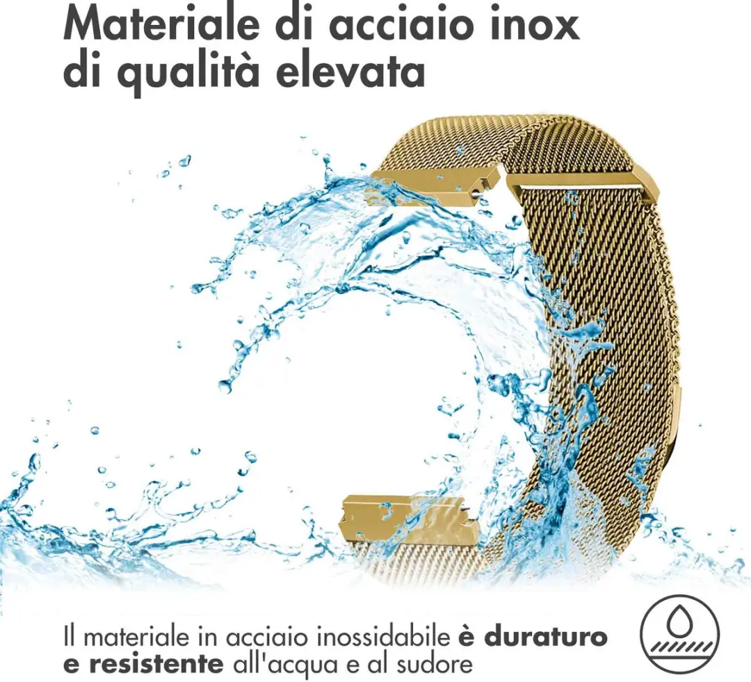 imoshion Milanees Magnetisch Bandje SH00056569 - Maat S - Goud