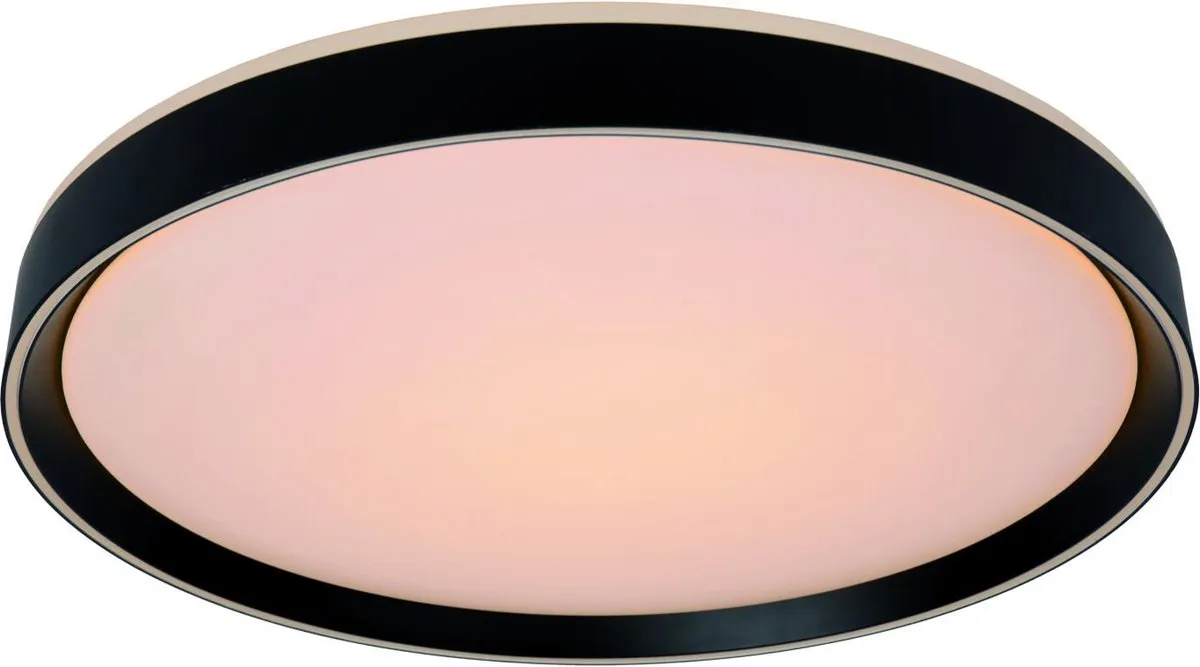 Lucide NURIA Plafondlamp Ø30cm - LED 18W 2700K - Zwart