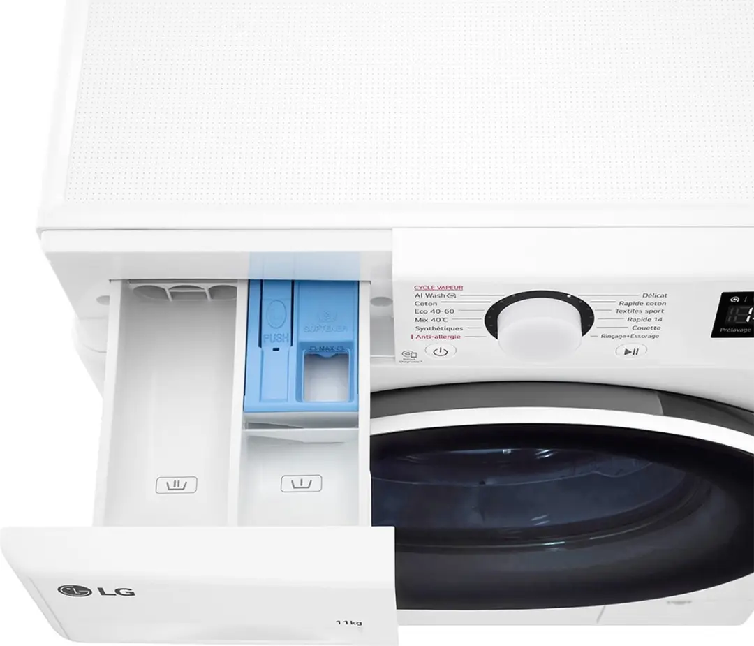 LG F14R50WHS Wasmachine Voorlader 11kg 1350 RPM - Wit