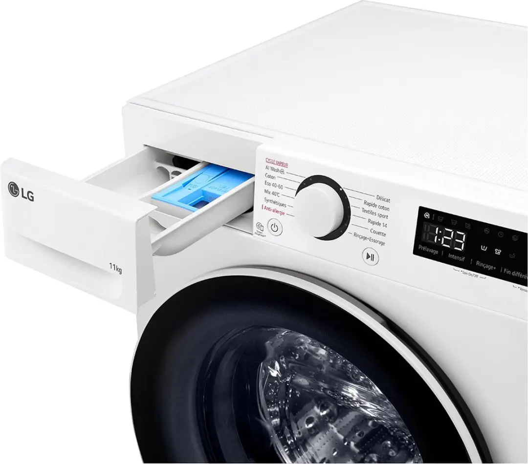 LG F14R50WHS Wasmachine Voorlader 11kg 1350 RPM - Wit