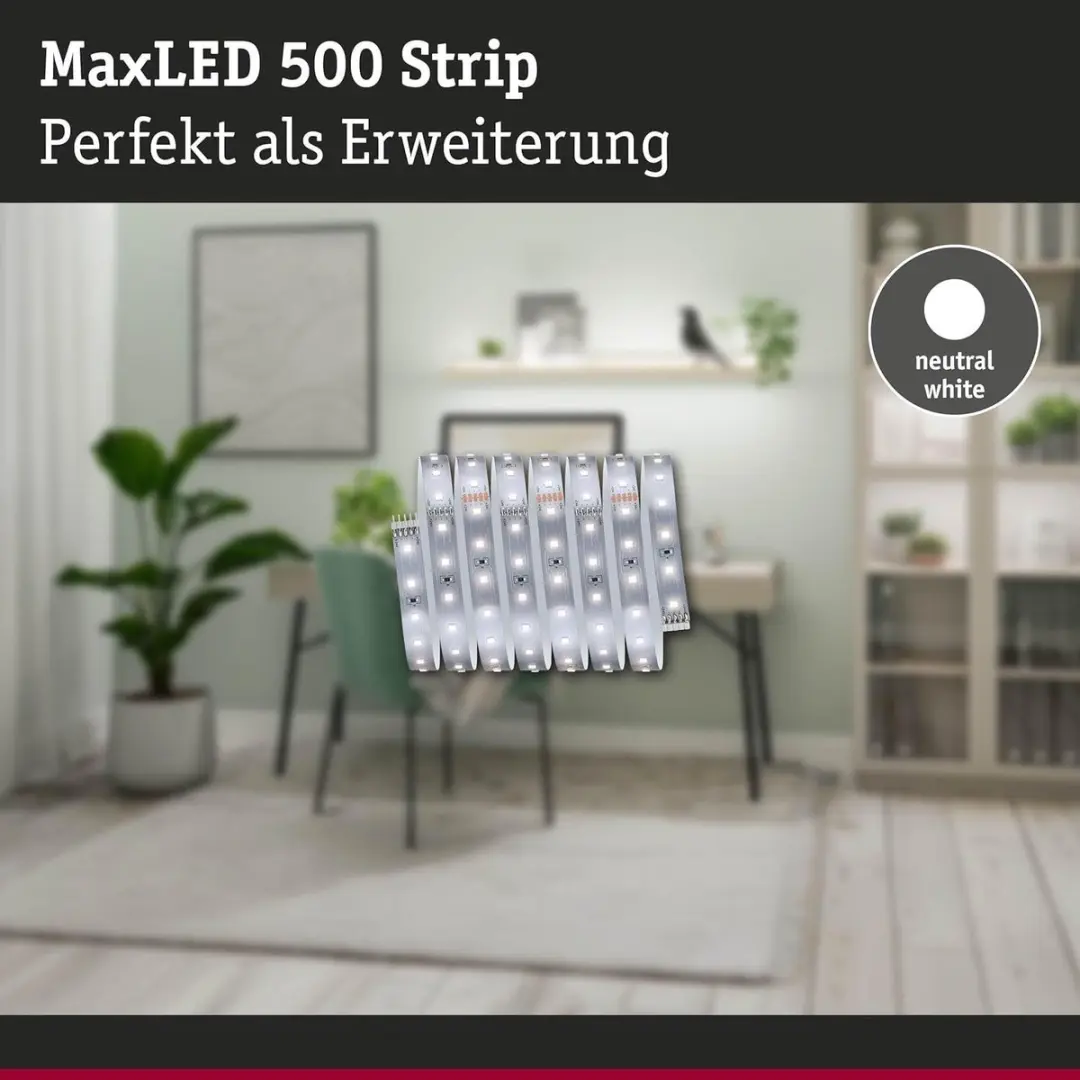 Paulmann MaxLED 500 71239 LED-strip 2,5m - Neutraal wit 4000K
