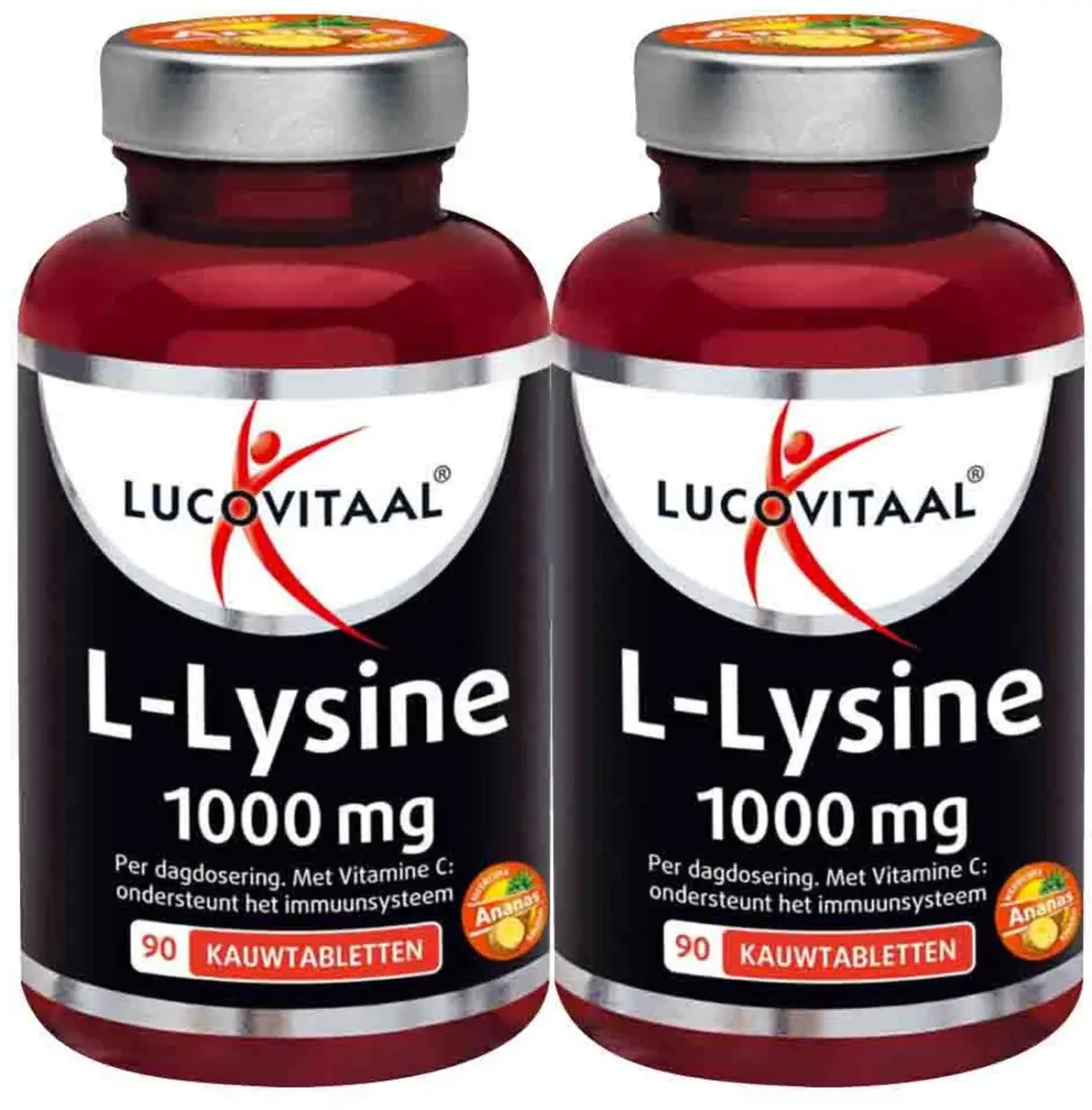 Lucovitaal L-Lysine 1000mg Kauwtabletten