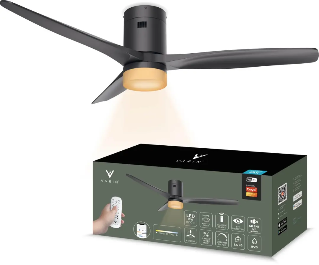 Varin Smart Plafondventilator Ø132cm