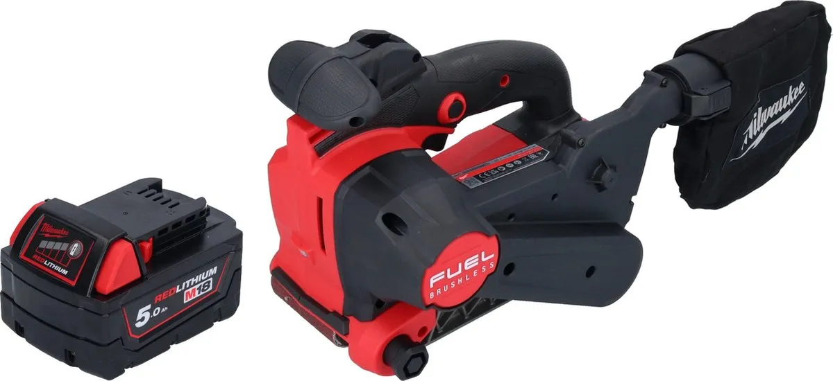 Milwaukee M18 FBTS75-501 Accuschuurmachine 18V