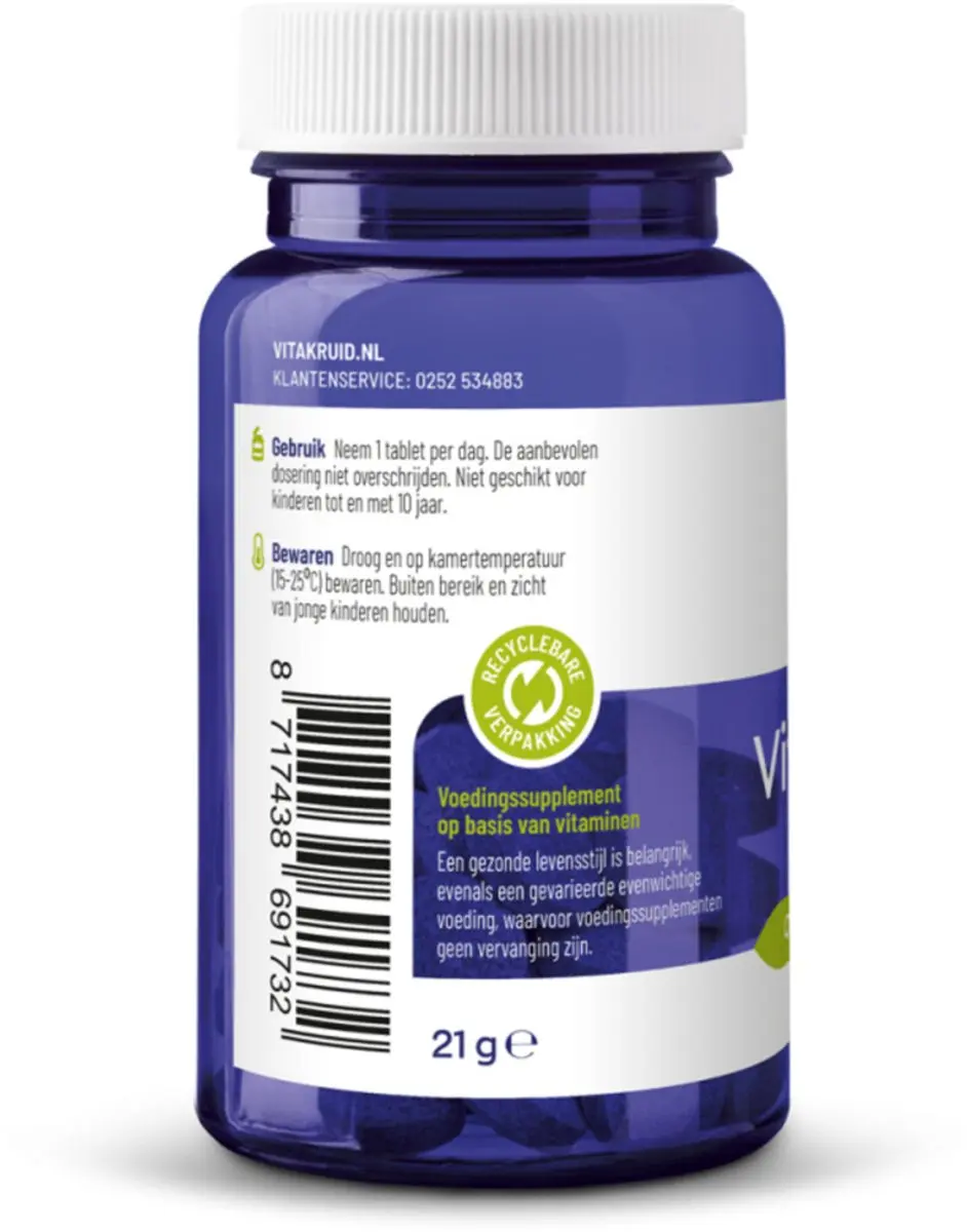 Vitakruid Vitamine D3 25 mcg Vegan