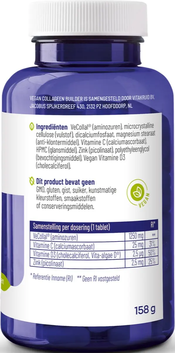 Vitakruid Vegan Collageen Builder 90ml