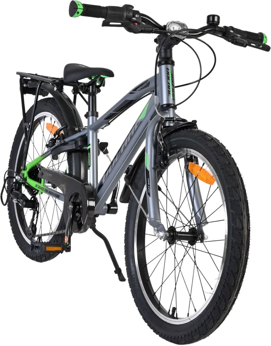Volare Explorer Kinderfiets 20 inch - 7 Versnellingen - Donkergrijs