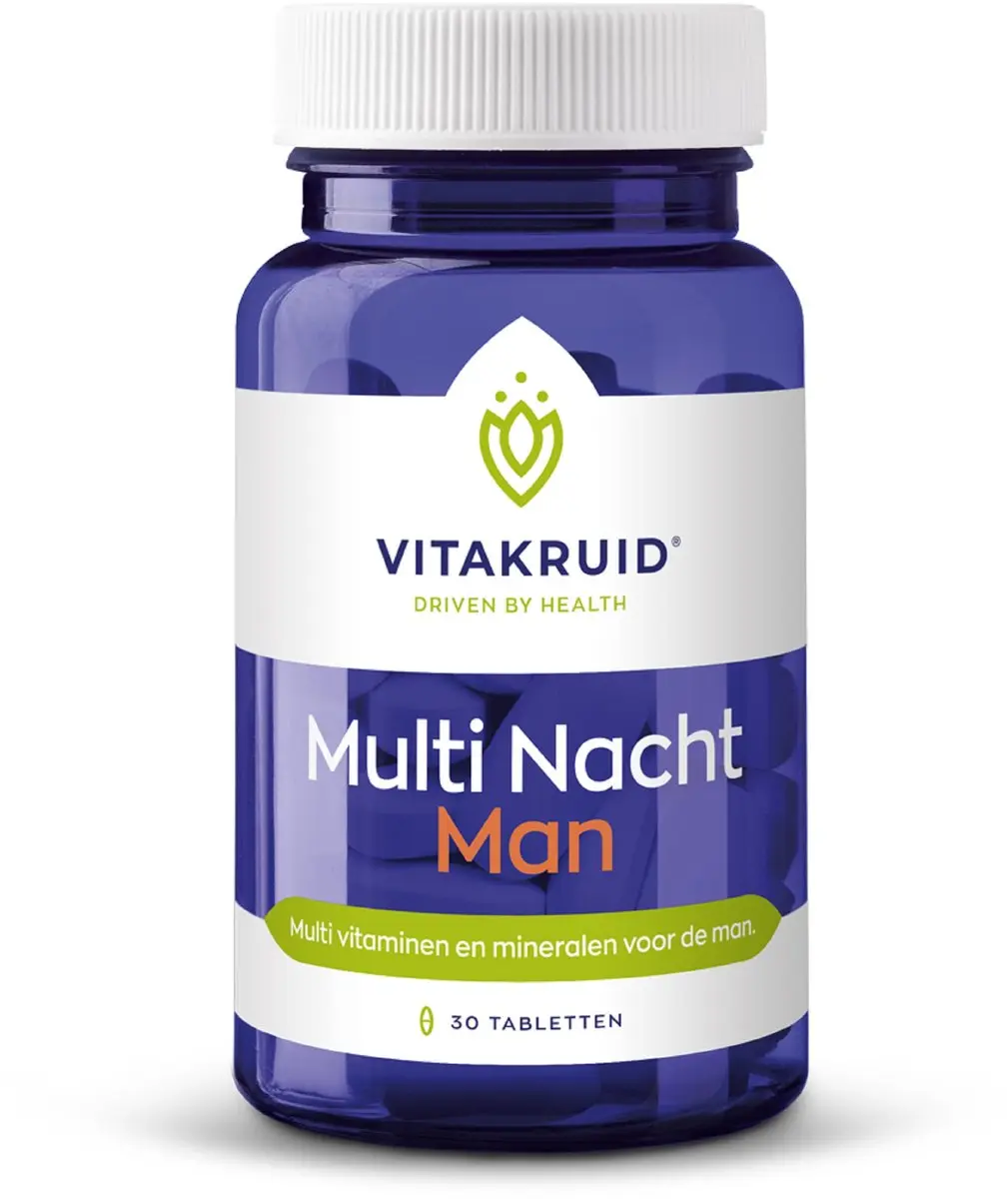 Vitakruid Multi Nacht Man 30 tabletten