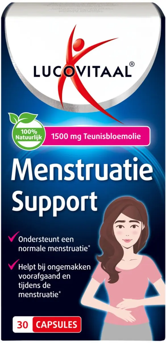 Lucovitaal Menstruatie Support - 60 Capsules