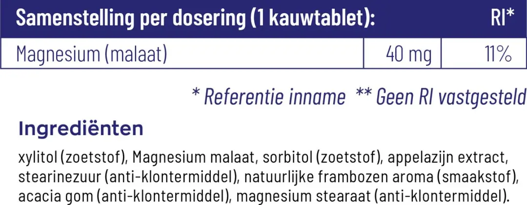 Vitakruid Magnesium Junior 90 Kauwtabletten