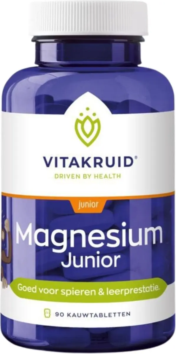 Vitakruid Magnesium Junior 90 Kauwtabletten