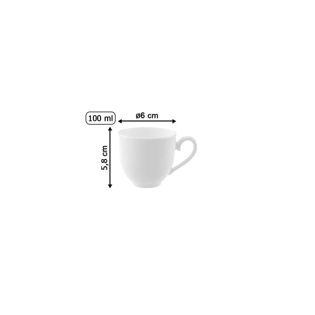 Villeroy & Boch Royal Mokka-/Espressotasse 100ml - 6 Stuks