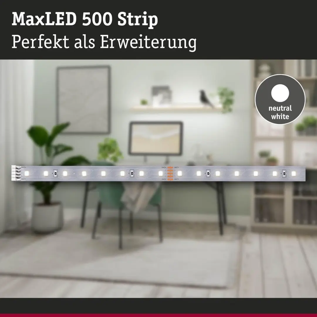 Paulmann MaxLED 500 LED-strip 1m - Neutraal wit 4000K
