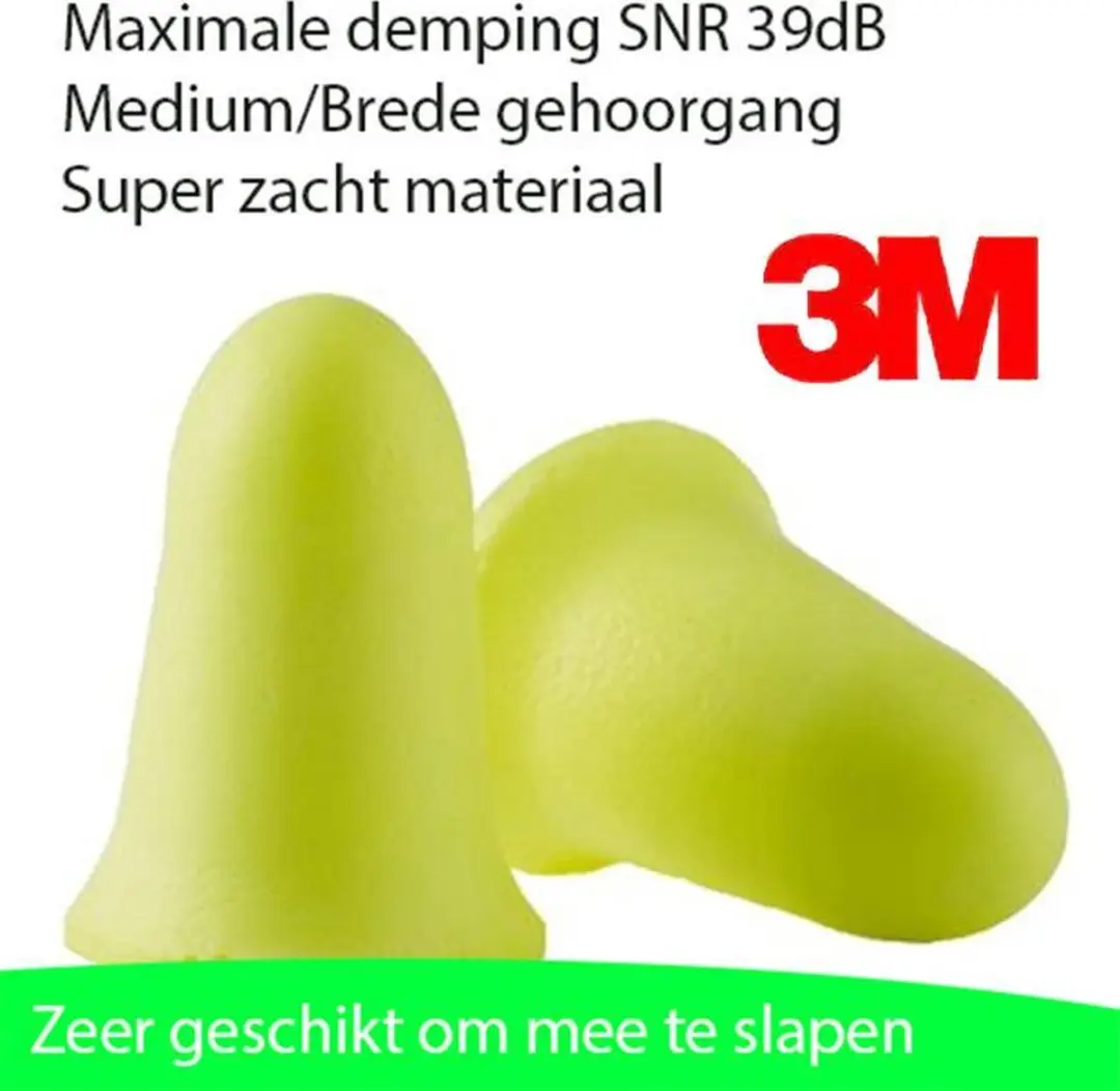 3M EAR SOFT FX Oordopjes - SNR 37dB - 40 Paar - Geel