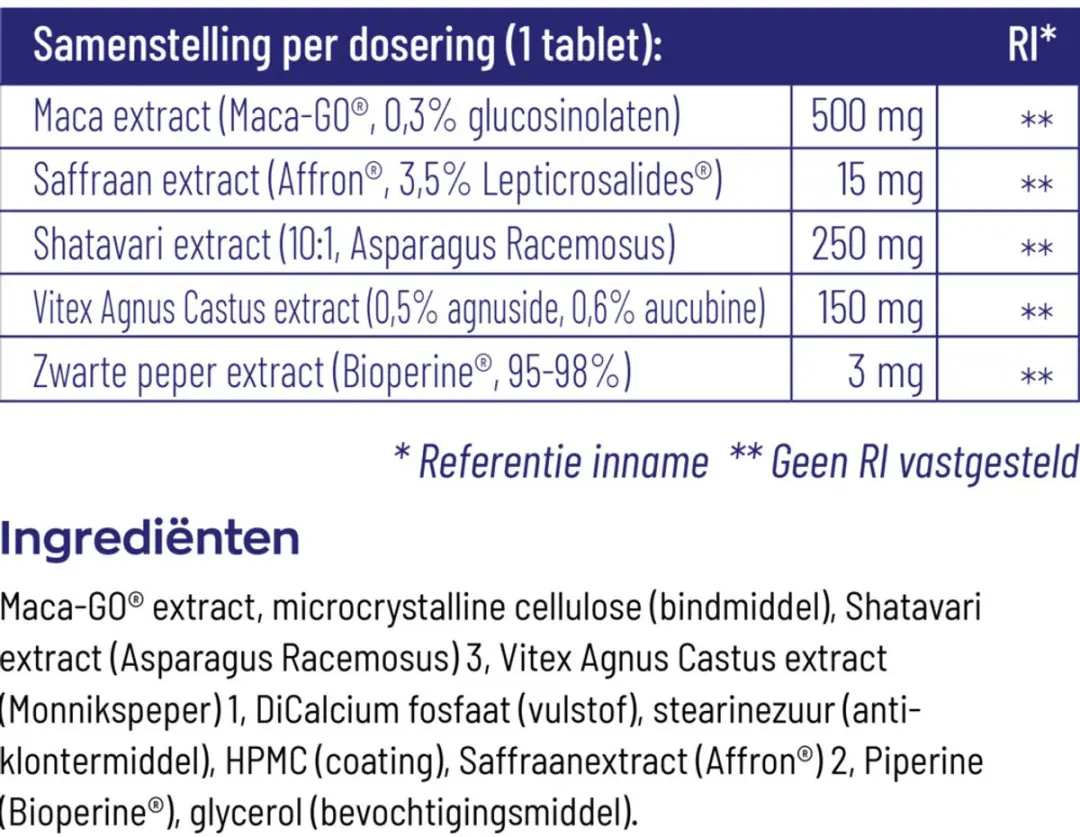 Vitakruid Femme 120 tabletten - 2x60 Stuks