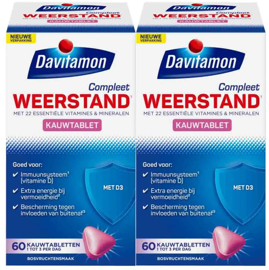 Davitamon Compleet Weerstand Bosvruchten Kauwtabletten