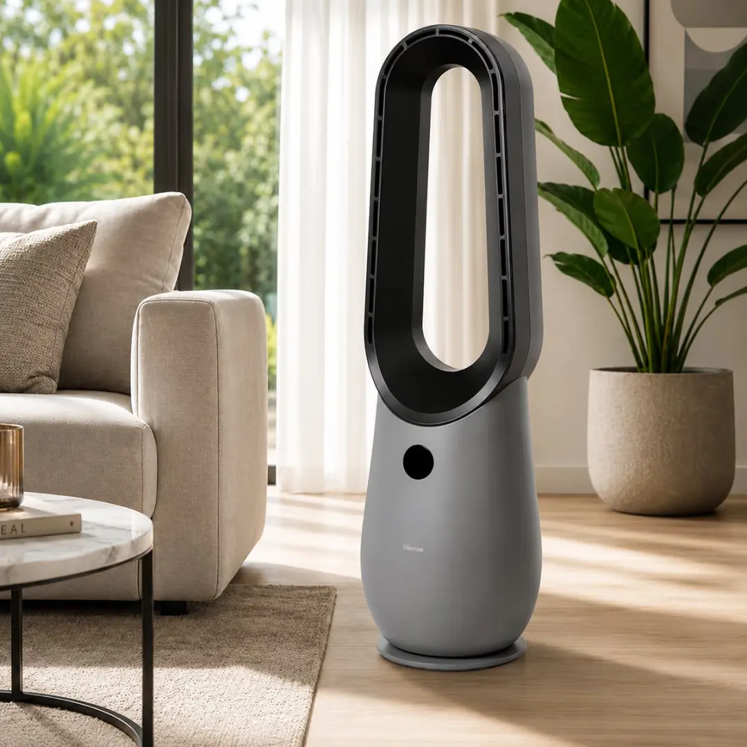Tristar PD-4979 Bladloze Ventilator 70W - 4 standen - Grijs