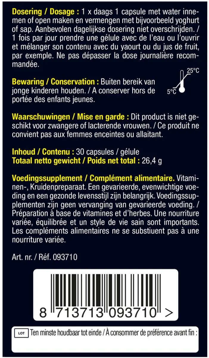 Lucovitaal Scutellaria 2000mg - 30 Capsules