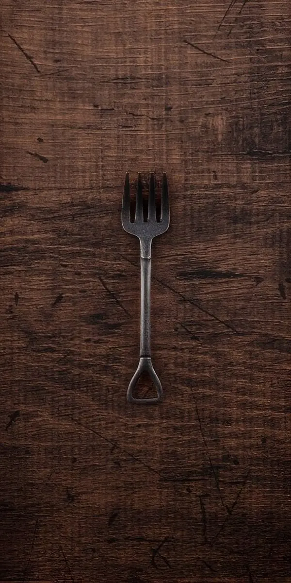 Tokyo Design Studio CP Vintage Black Shovel Dessertvork 11,5cm