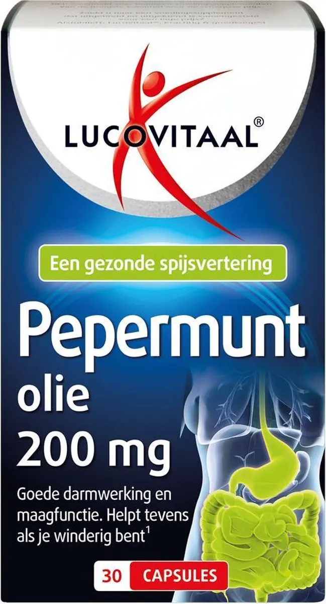 Lucovitaal Pepermuntolie 200mg