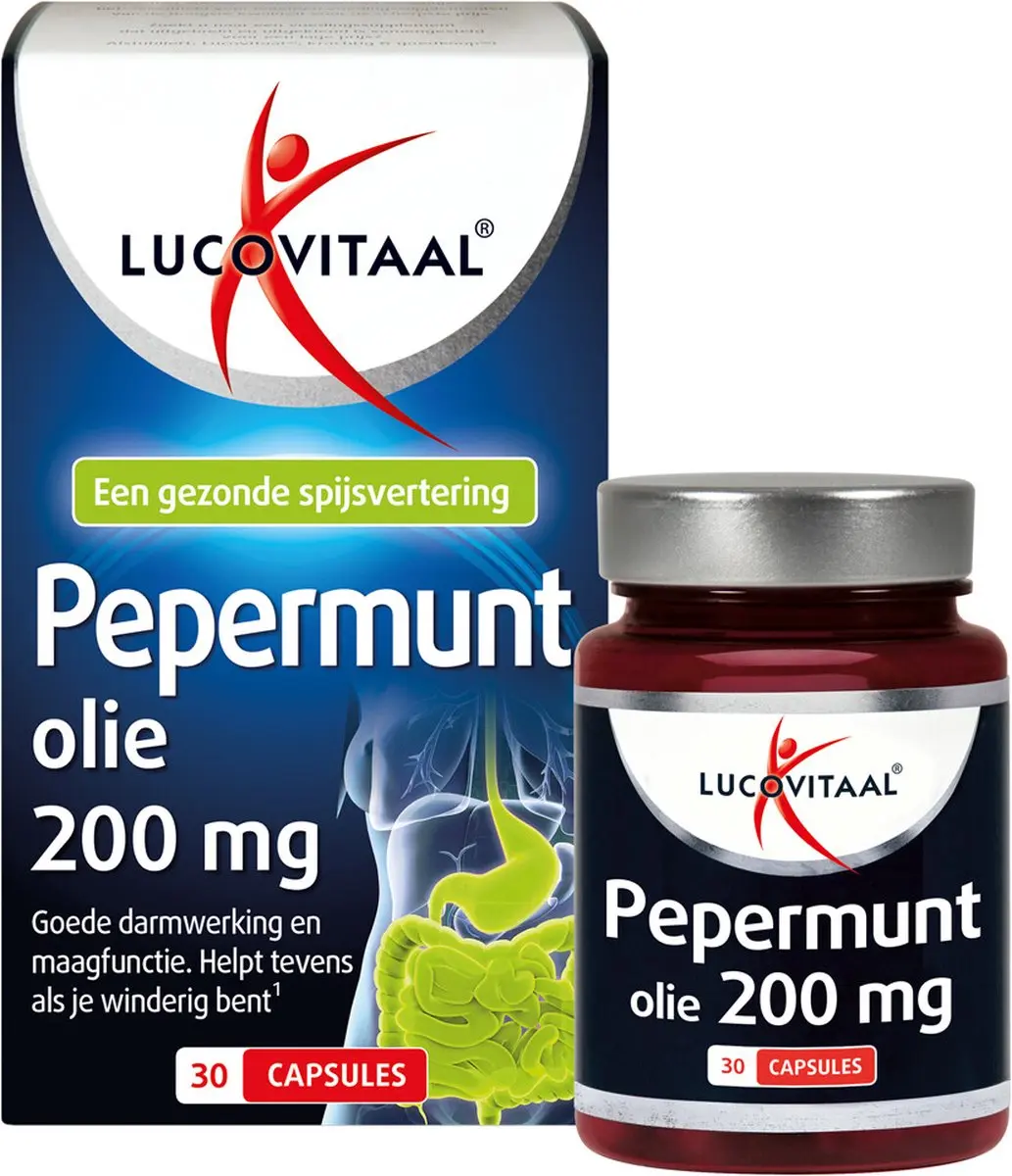 Lucovitaal Pepermuntolie 200mg - 30 Capsules