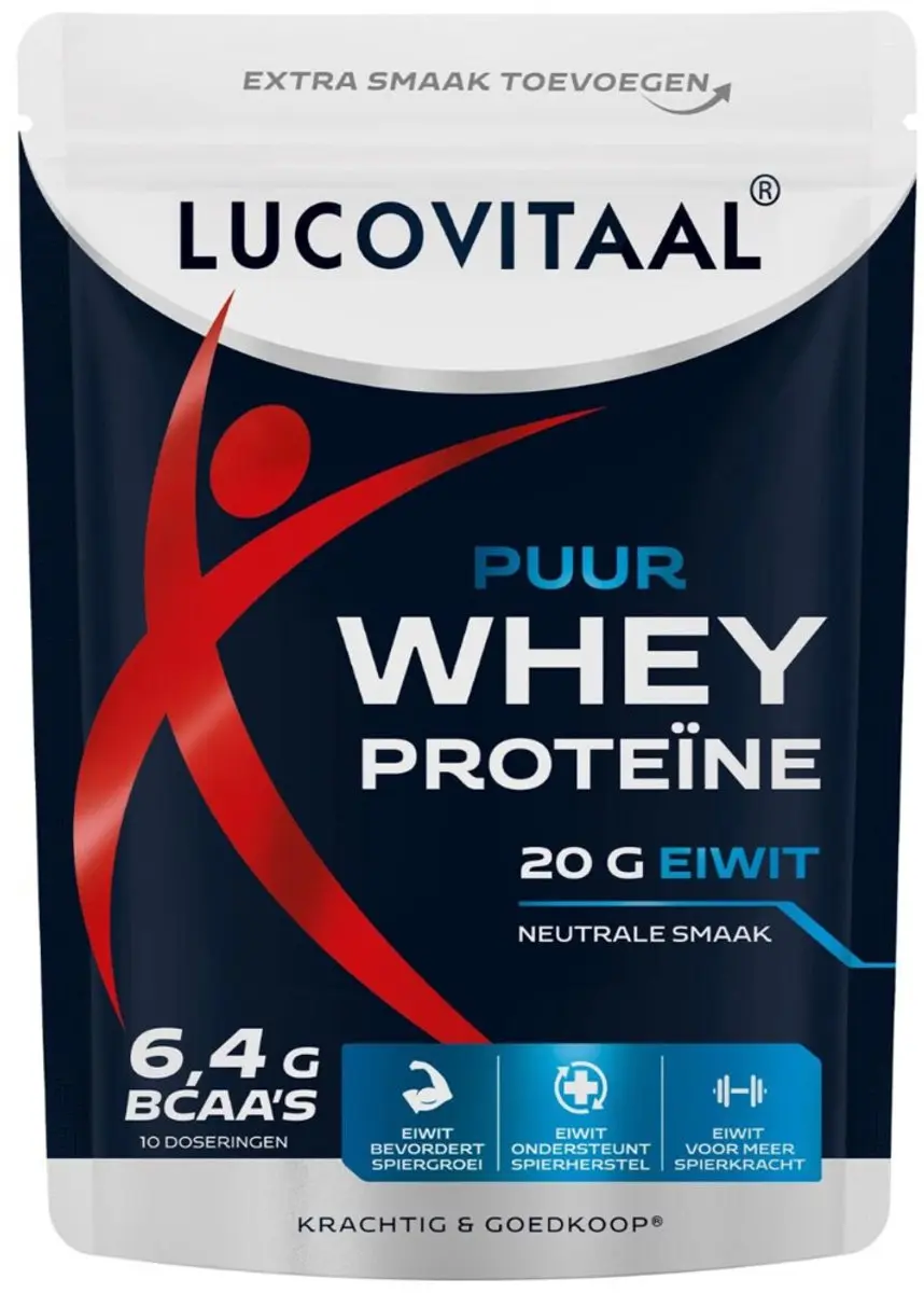 Lucovitaal Proteïne Whey Poeder Puur 250ml