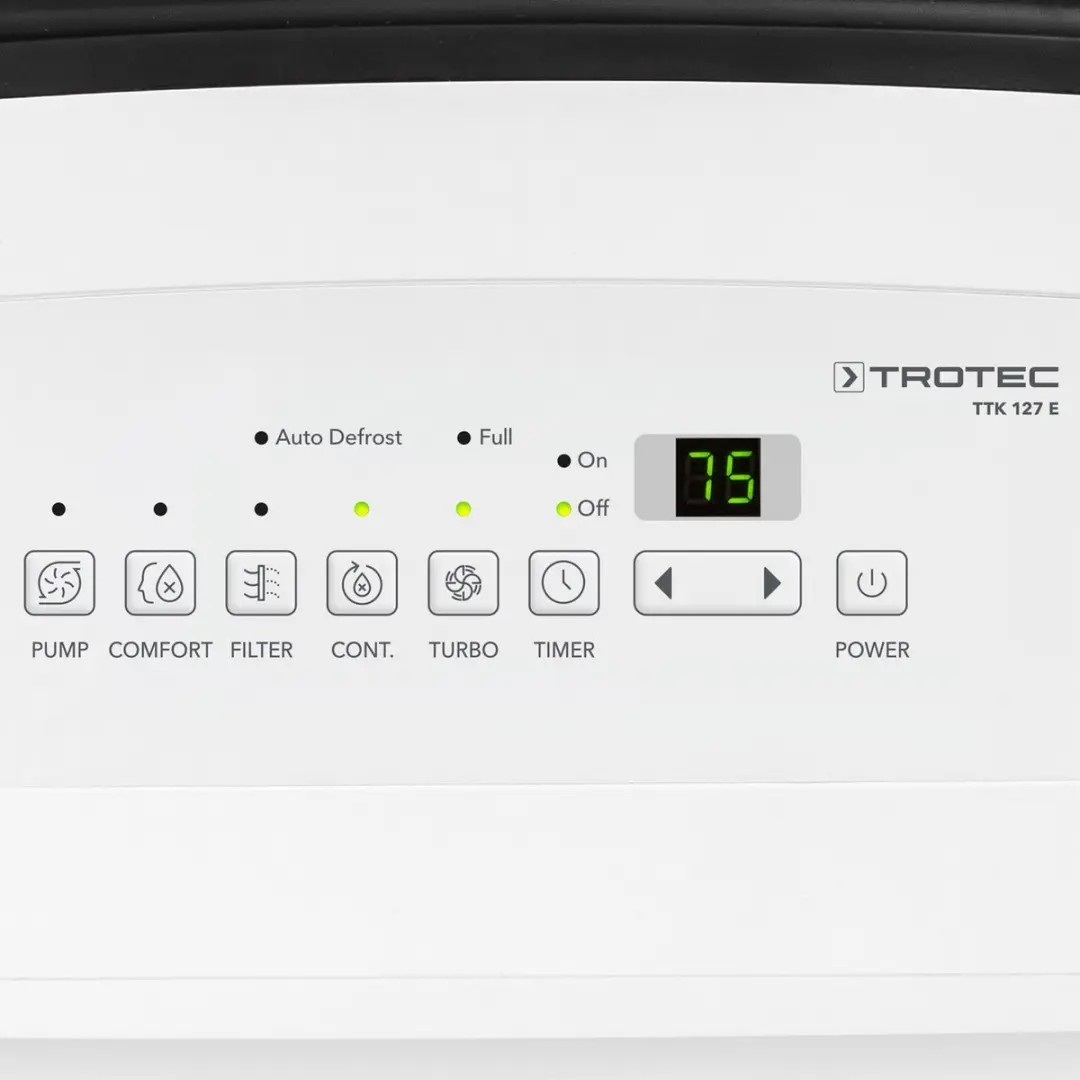 Trotec TTK 127 E Luchtontvochtiger - 1060W - 150m² - Wit