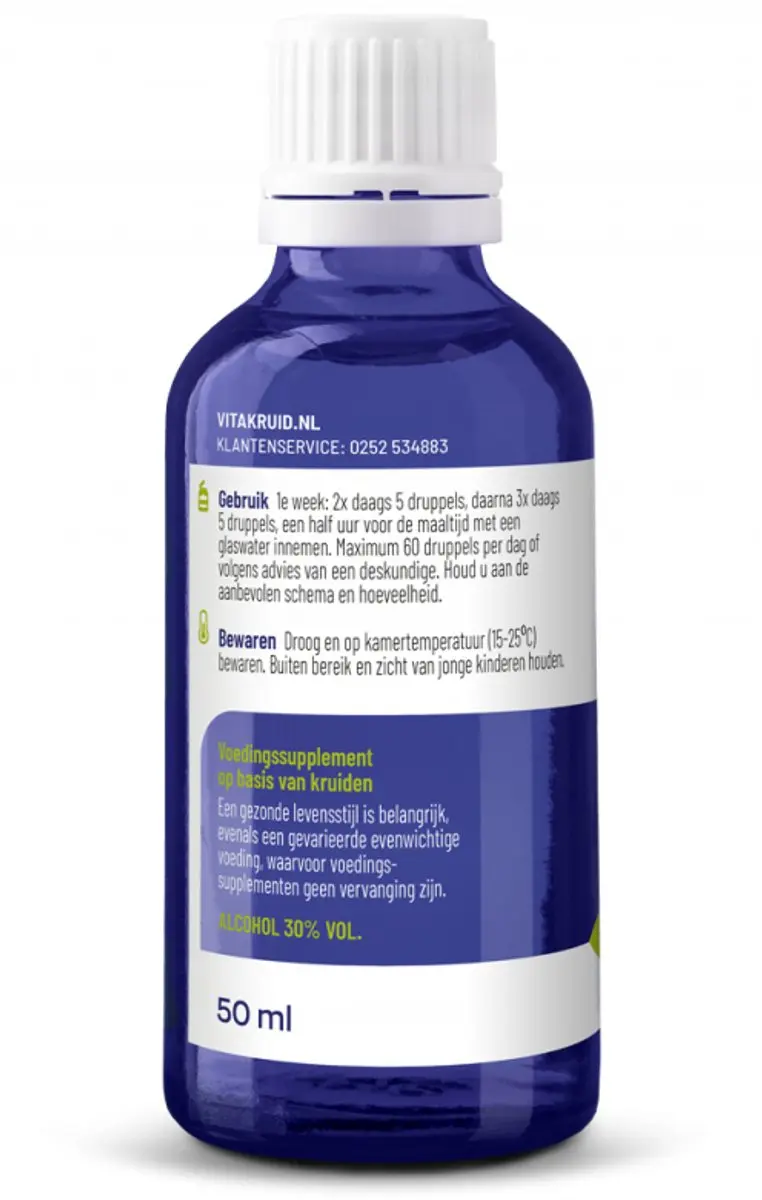 Vitakruid Kaardebol Tinctuur 50ml - afbeelding 6 van 6