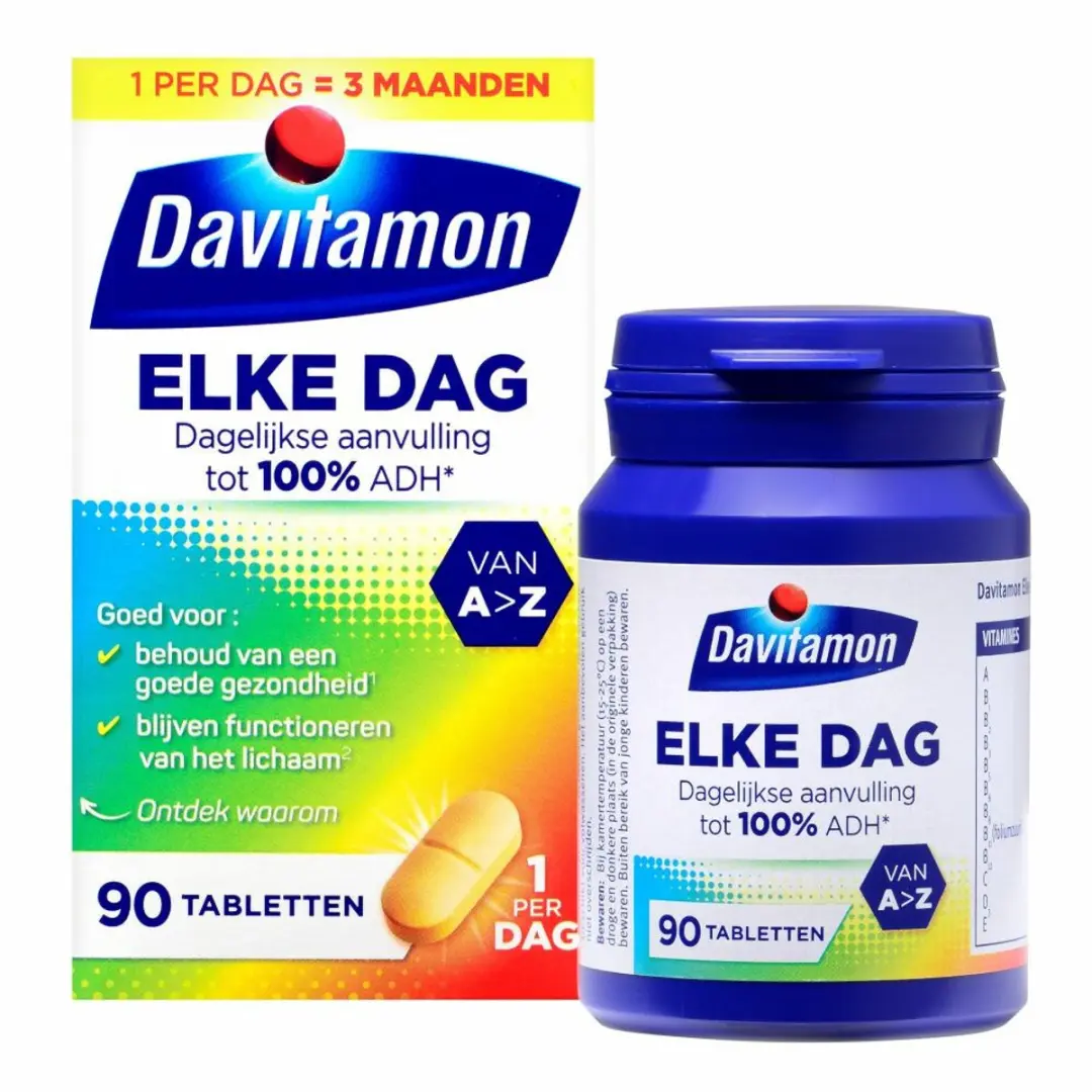 Davitamon Elke Dag - 4x90 Tabletten - 360g