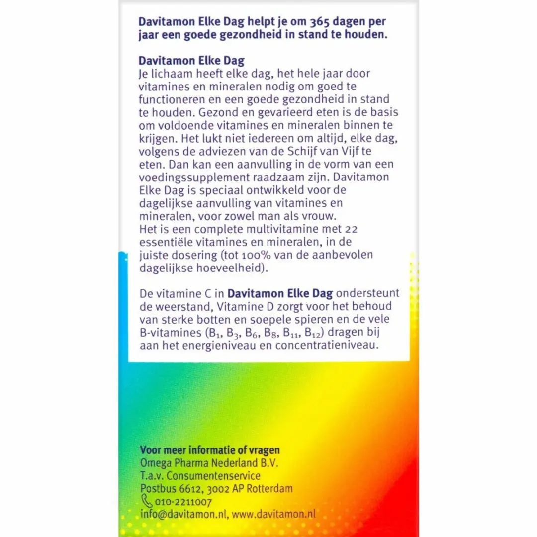 Davitamon Elke Dag - 4x90 Tabletten - 360g