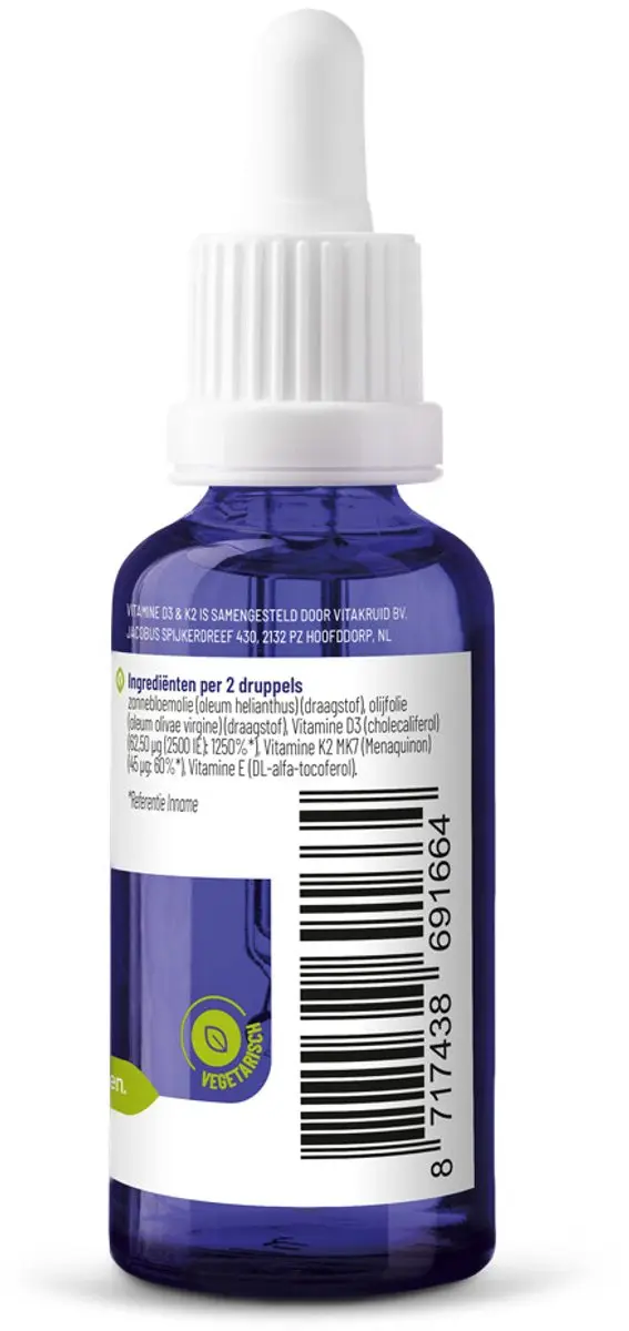 Vitakruid Vitamine D3&K2 2x30ml