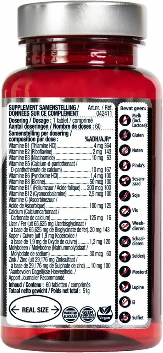 Lucovitaal Sterk IJzer Complex - 60 Tabletten