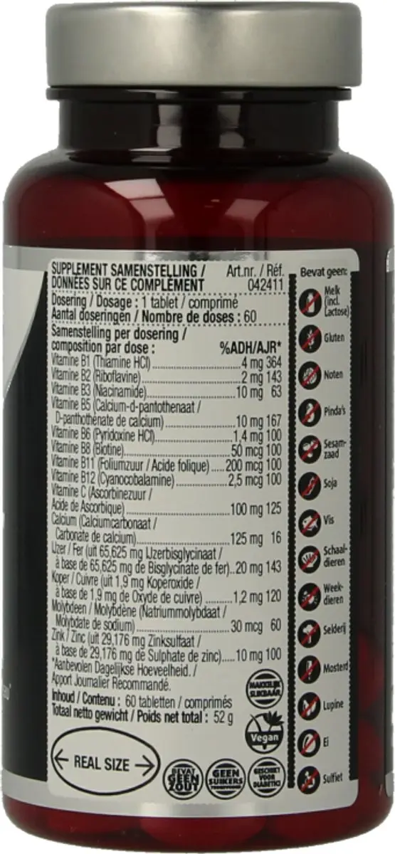 Lucovitaal Sterk IJzer Complex - 60 Tabletten