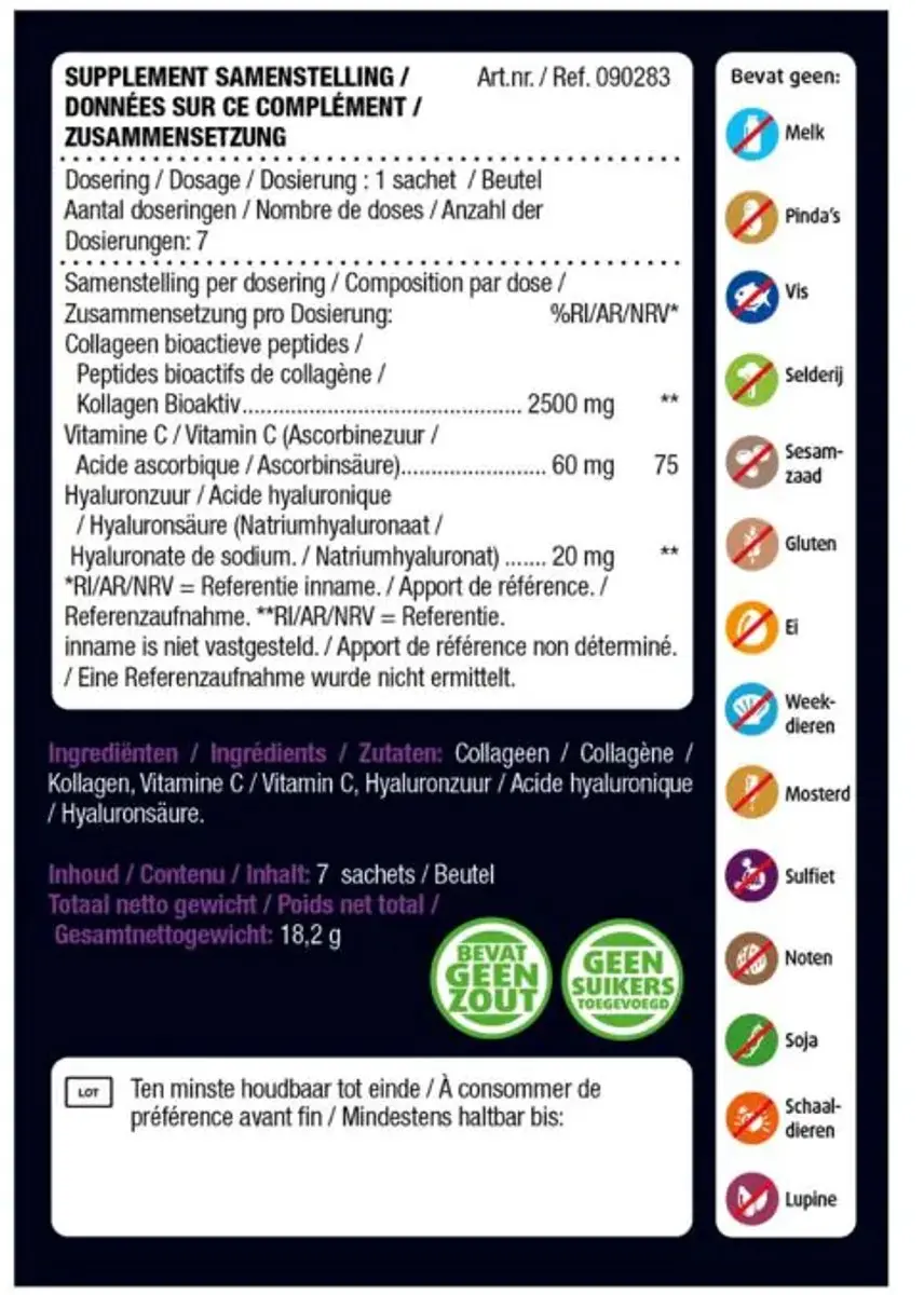 Lucovitaal Super Collageen Sachets 7x2500mg