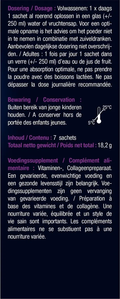 Lucovitaal Super Collageen Sachets 7x2500mg