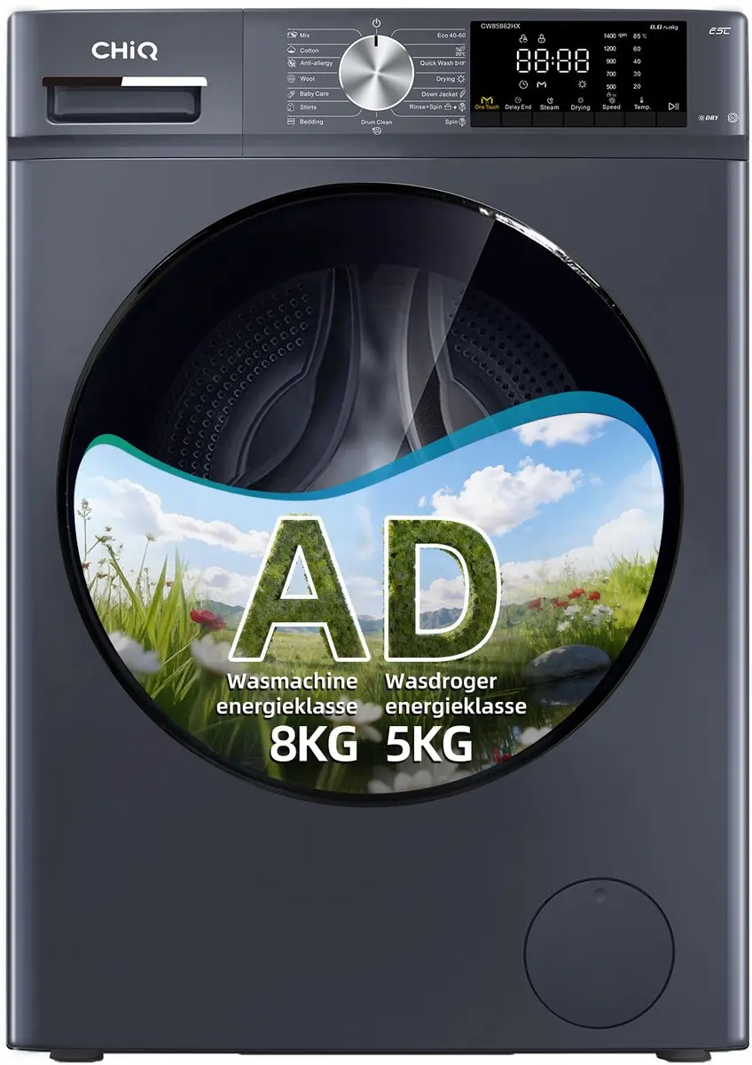 CHiQ CW85862HX Was-droogcombinatie 8+5kg