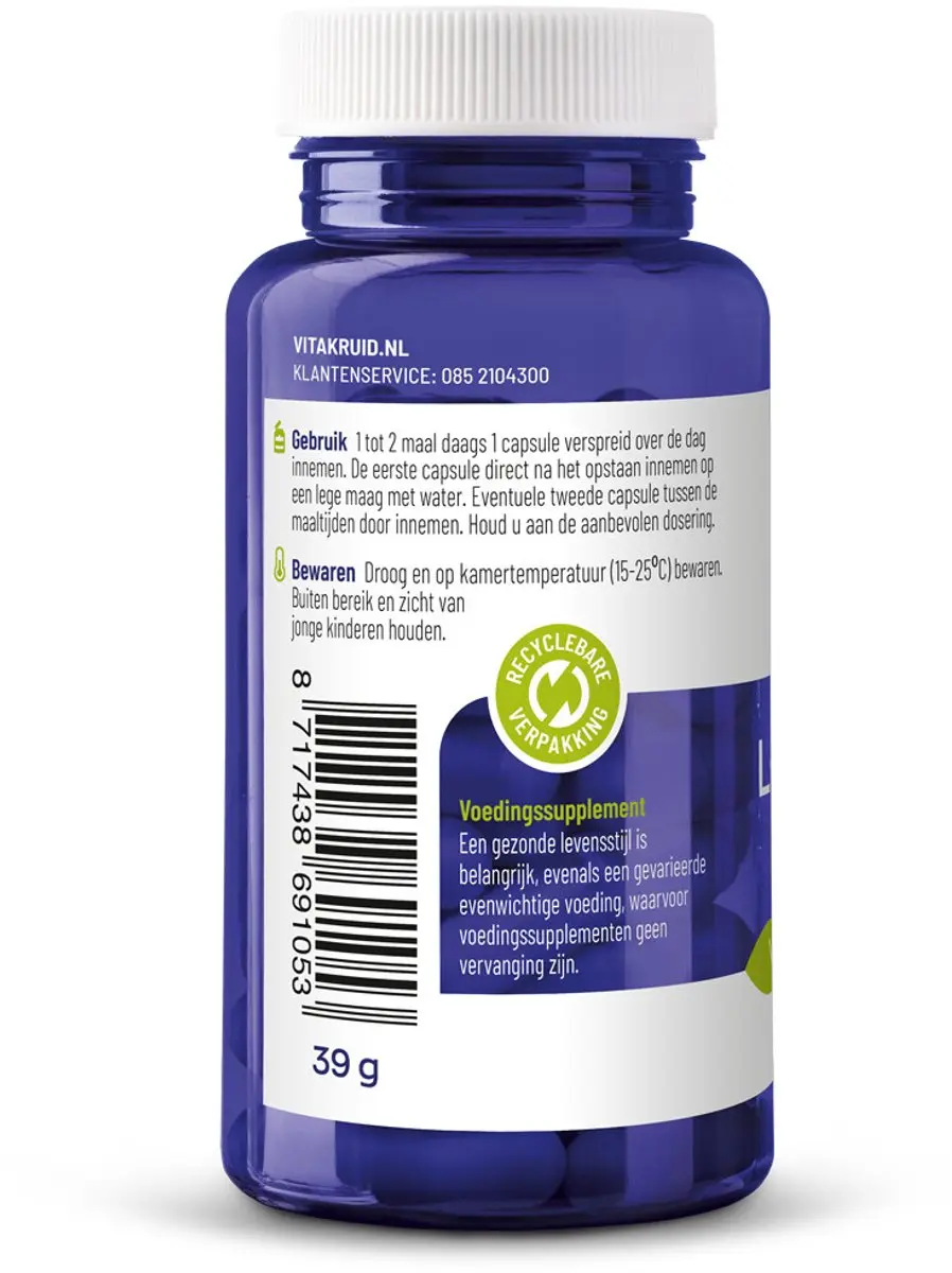 Vitakruid L-Tyrosine 500 60 Vegicaps