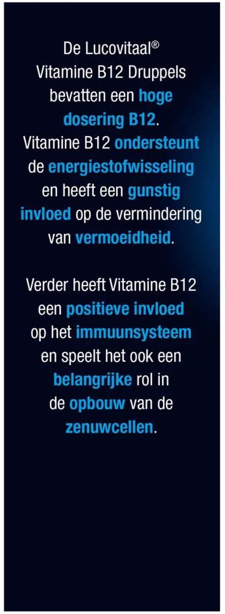 Lucovitaal Vitamine B12 1000 mcg Druppels 50ml