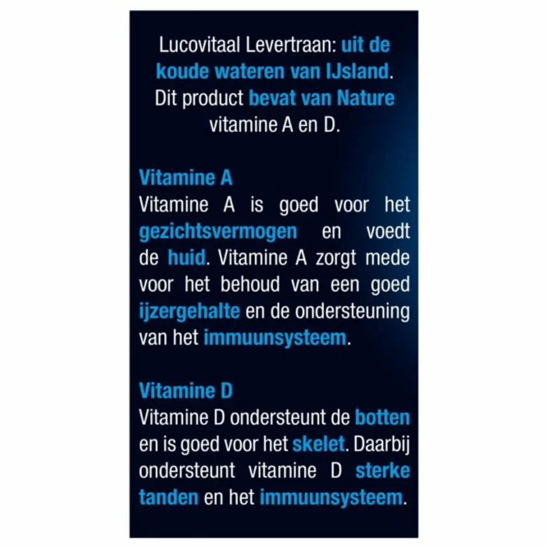 Lucovitaal IJslandse Levertraan - 120 Capsules