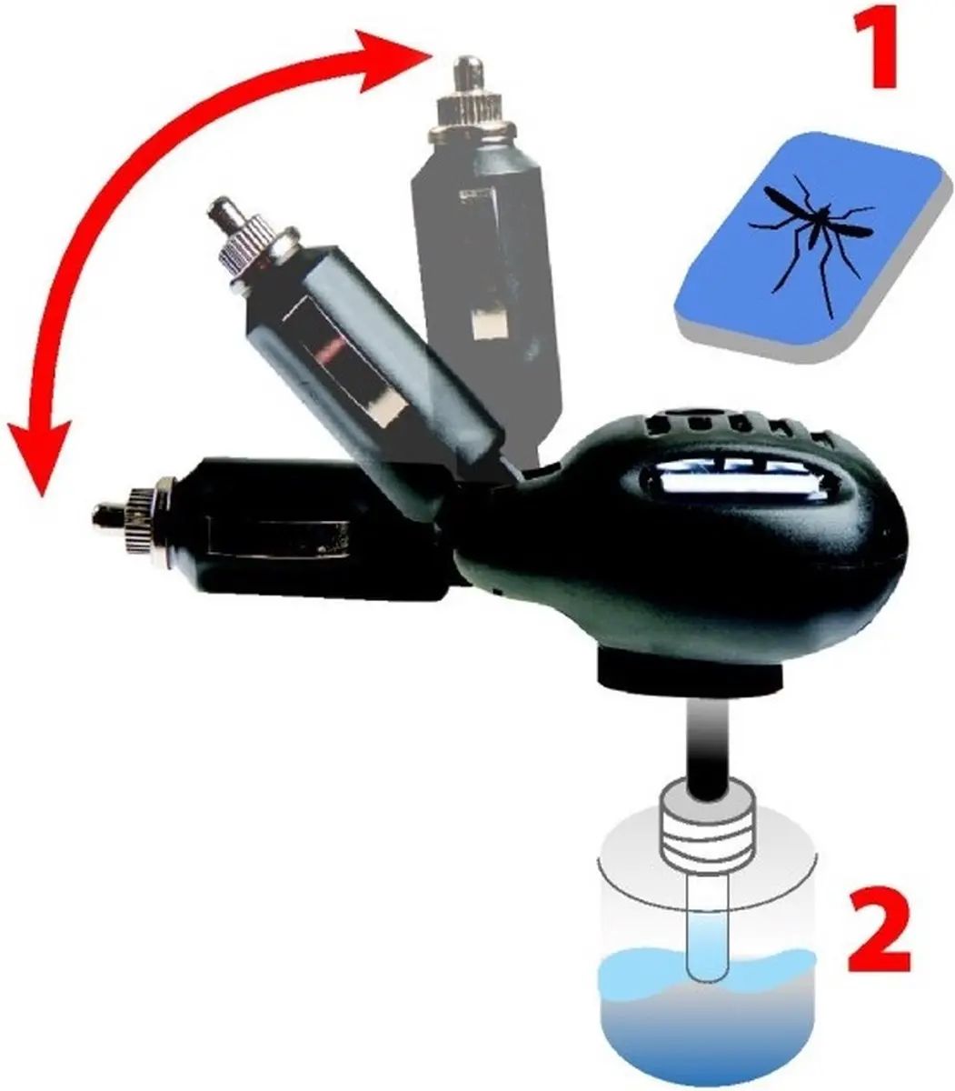 Lampa Muggen ElectroFumigator 12/24V - Insectenverstuiver 40ml
