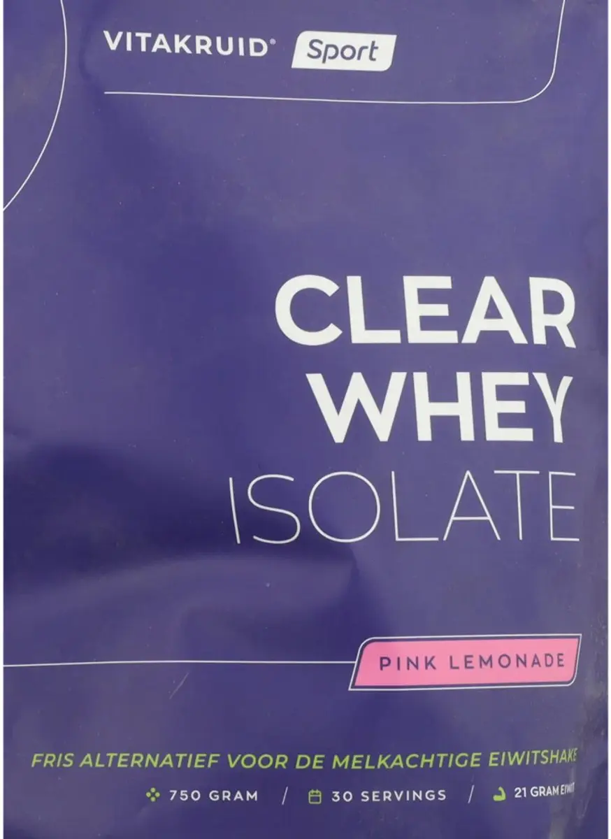 Vitakruid Clear Whey Isolate Pink Lemonade 750g