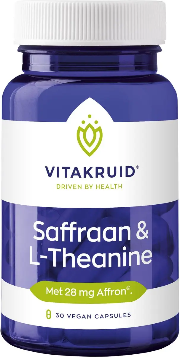 Vitakruid Saffraan & L-Theanine 30 Vegicaps
