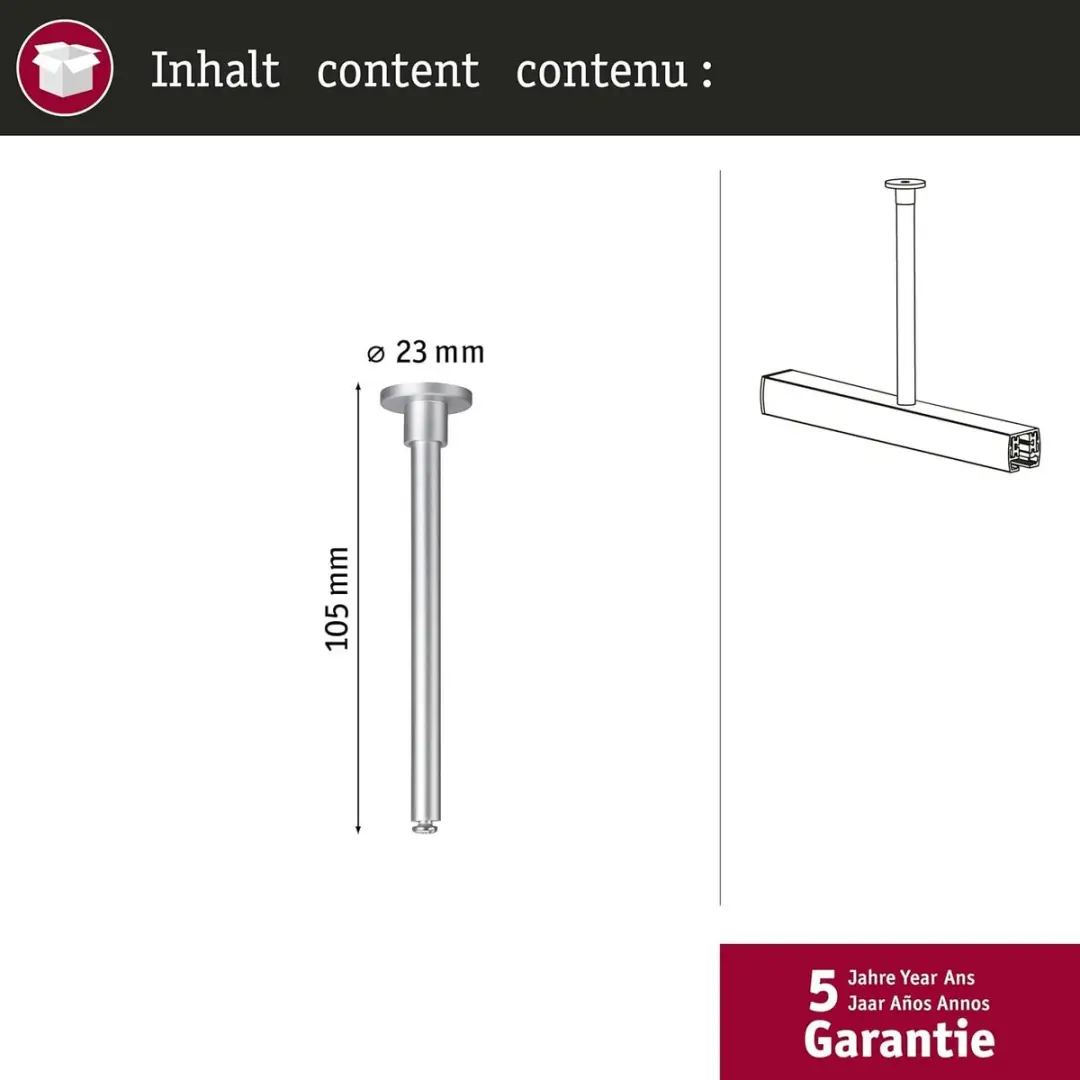 Paulmann URail System Light&Easy Suspension 105mm