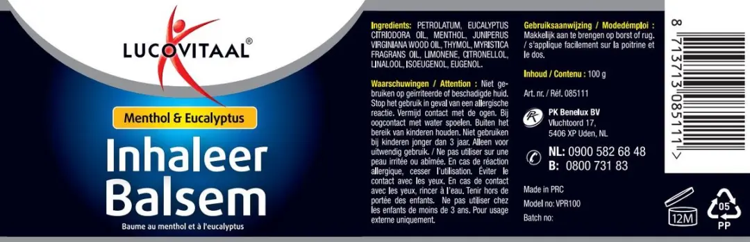 Lucovitaal Inhaleer Balsem 100g