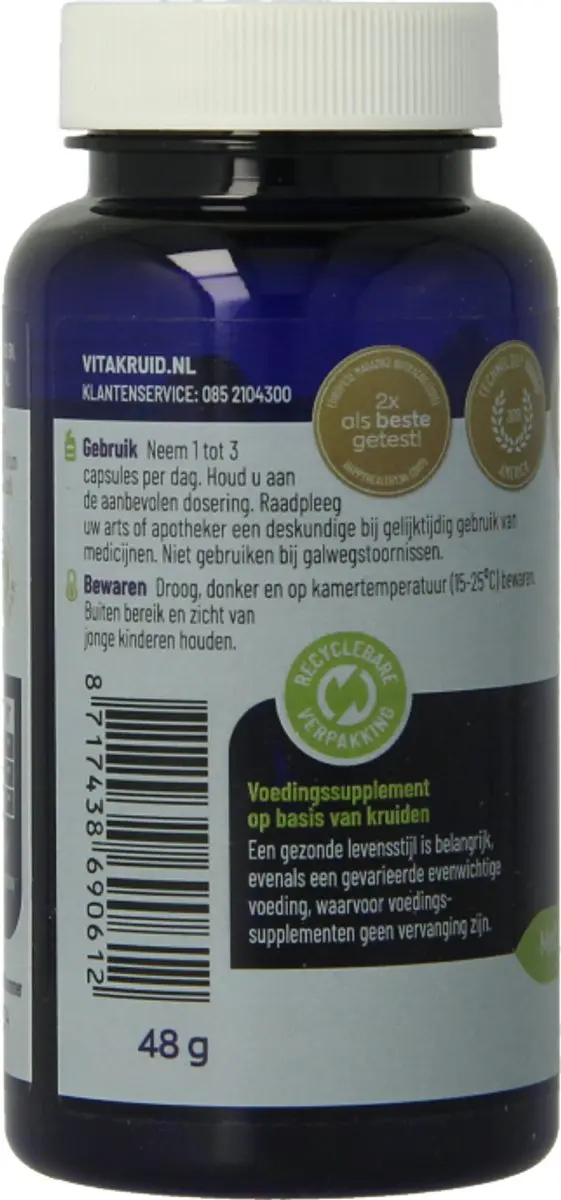 Vitakruid Curcuma C3-2X Vegicaps - 60 Stuks