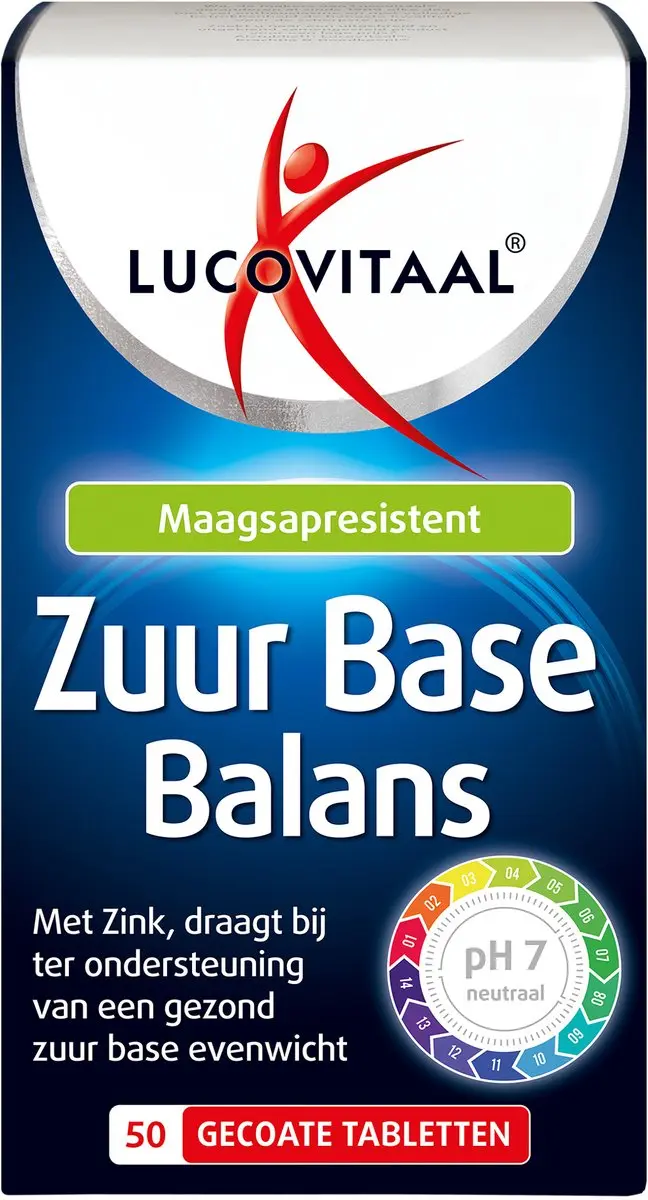 Lucovitaal Zuur Base Tabletten 50 Stuks