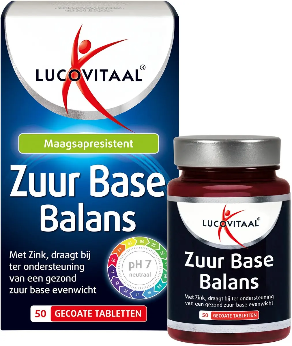 Lucovitaal Zuur Base Tabletten 50 Stuks